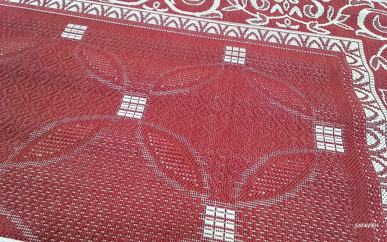 RED NATURAL 7′-10″ x 7′-10″ Damaged Rug Reduced Price 1172768467 CY1502-3707-8SQ