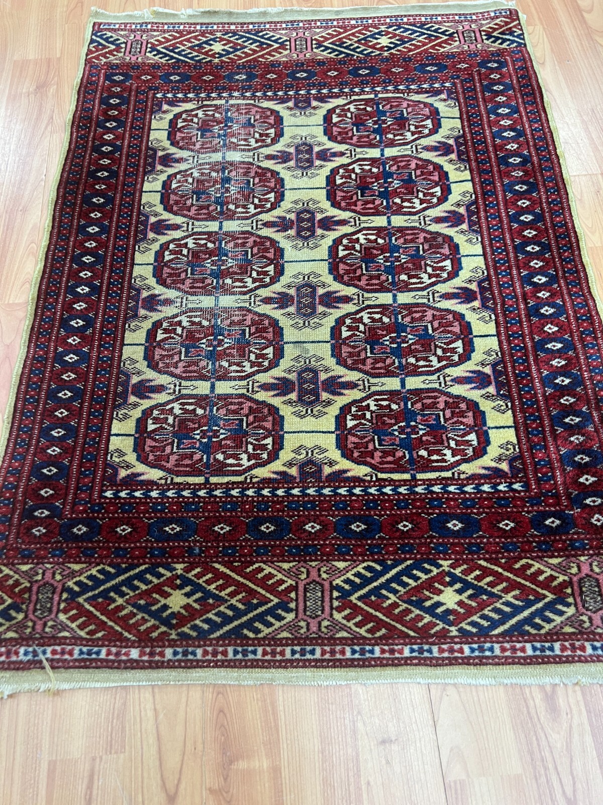 2′ x 3′ Pakistani Bokhara Oriental Rug – 1930s – Hand Made – 100% Wool