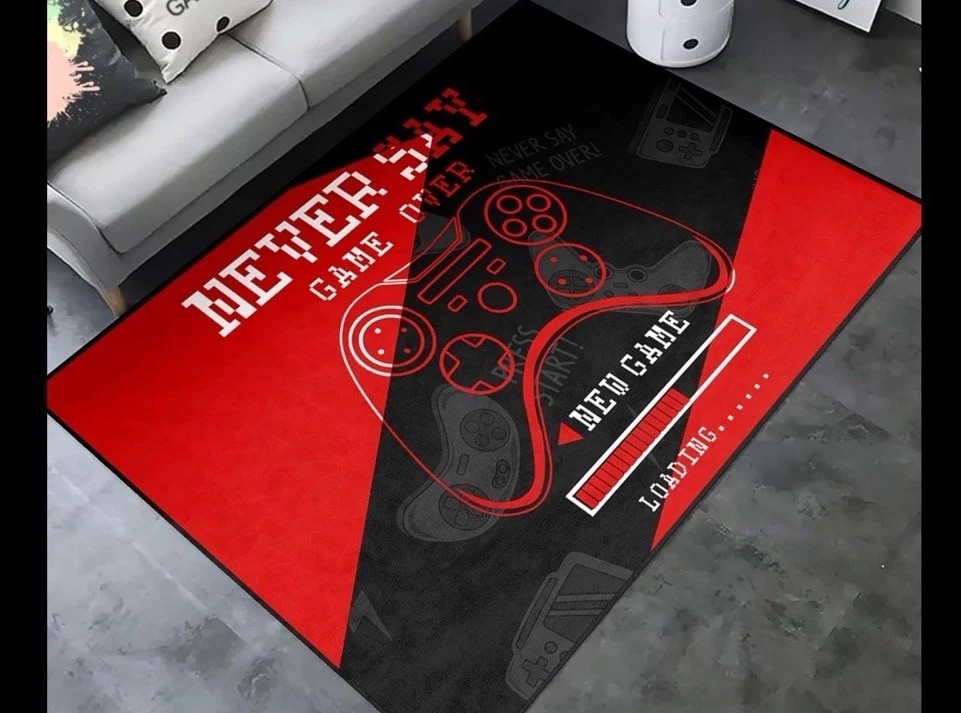 Gaming Area Rugs for Boys Cool Gamer Control Rug 47”x31” Inches