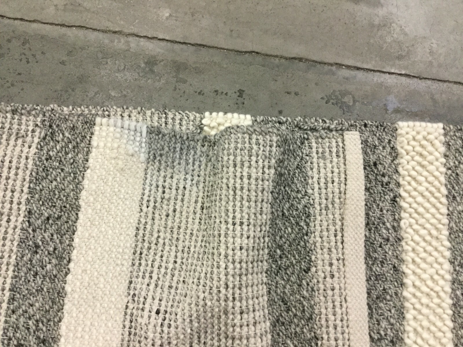 GREY / BEIGE 5′ X 7′ Loose Threads Rug, Reduced Price 1172645772 NATB127F-5
