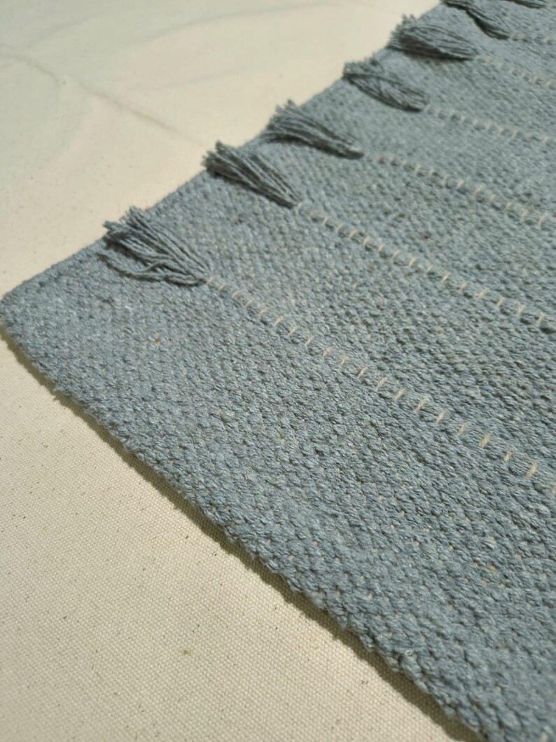 Organic Herbal Cotton Yoga Mat – Ecofriendly, Handwoven, Anti-Slip Exercise & Me