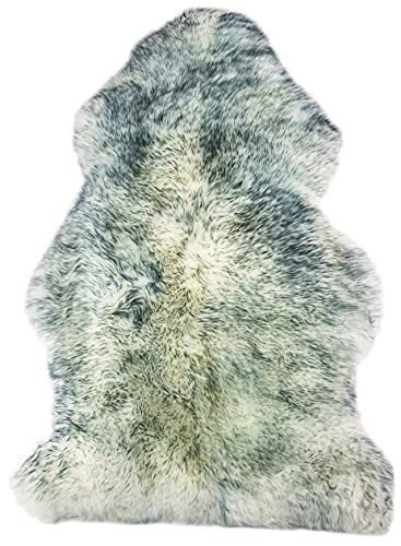 Natural Milan Genuine Sheepskin Area Rugs with Thick and Lush Pile, Fluffy