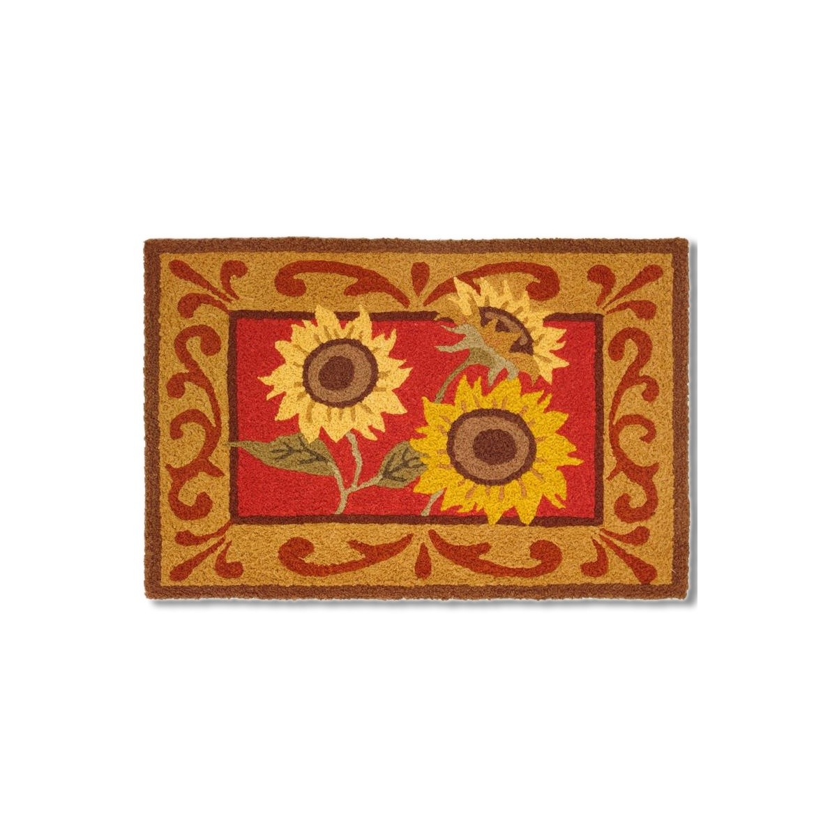 Jellybean 20 in X 30 in Multicolored Provence Sunflowers Polyester JB-JB062