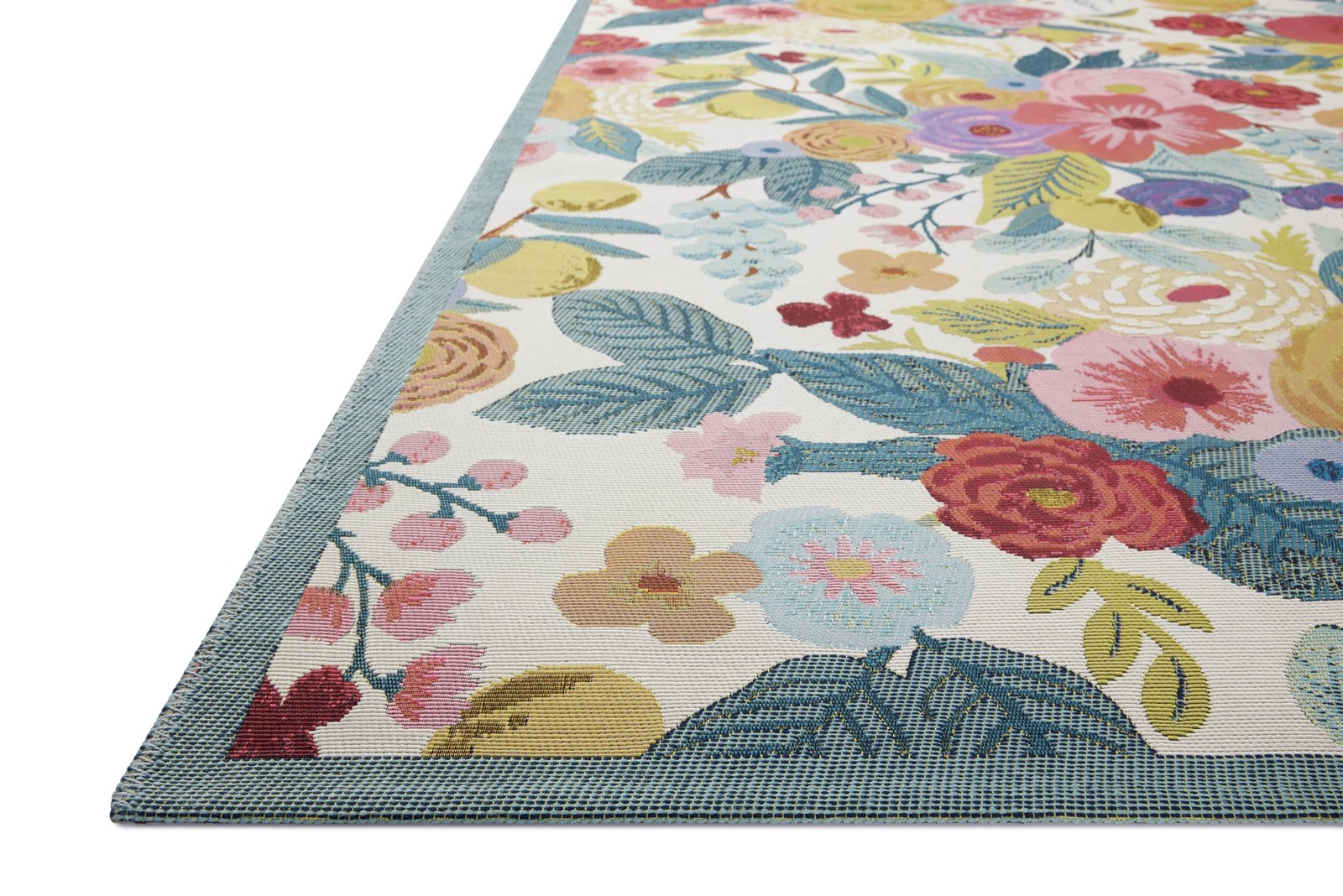 Loloi Rifle Paper Co. Perennial Collection Garden Party Prn-04 Rose/Multi 3-11