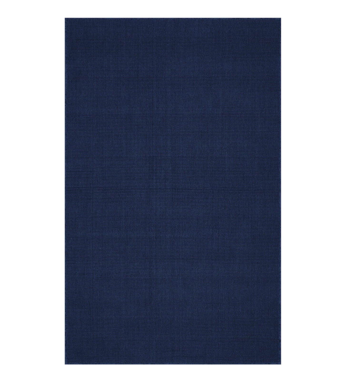 Plow & Hearth Dalton 2×3’6″ Fireproof Hearth Rug Navy Wool Blend Fireplace Mat