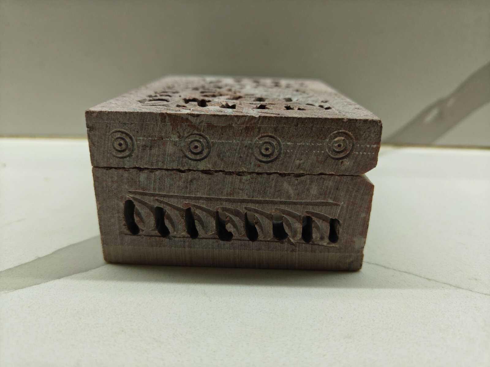 Handmade Marble Jewellery Carved Box handcarved natural stone