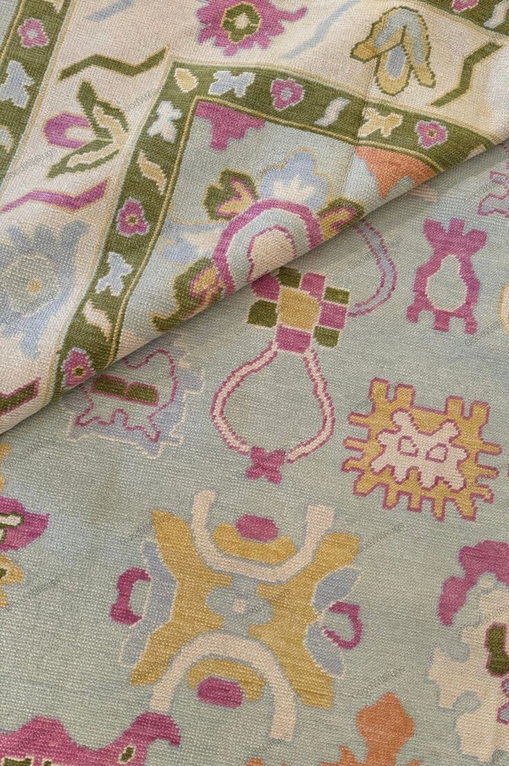 Etta Modern Oushak Rug Hand Knotted Oushak Rug 4×6, 5×8, 6×9, 8×10, 9×12, 10×14.