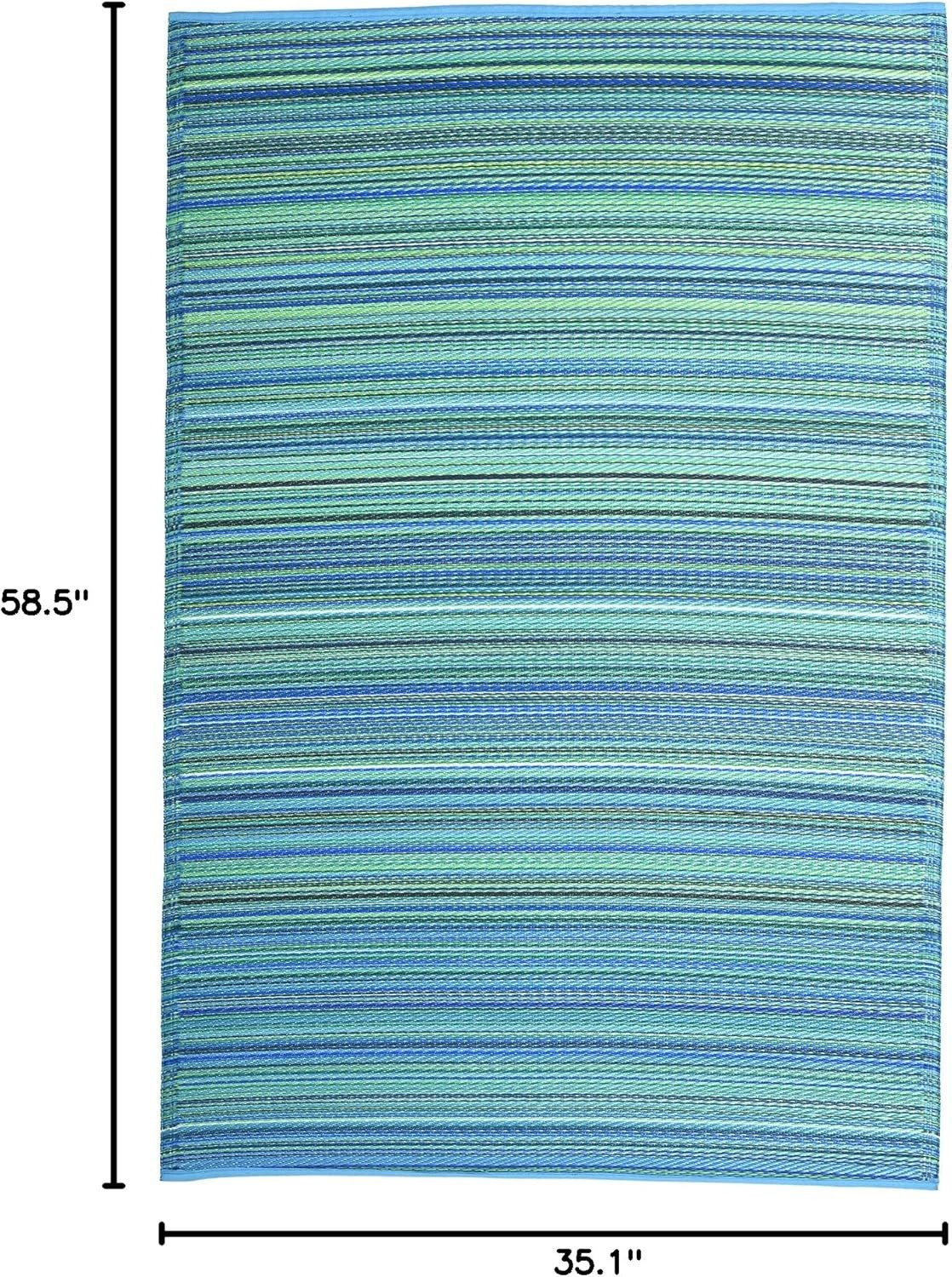 Outdoor Rug – Waterproof, Fade Resistant, Crease-Free – Premium Recycled Plastic