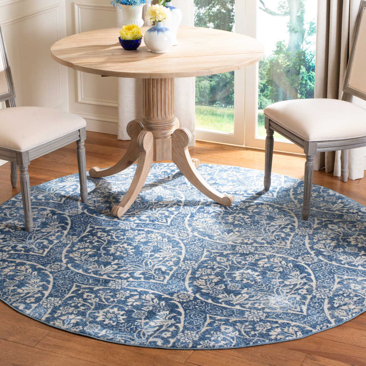 SAFAVIEH Brentwood BNT860M Navy / Light Grey Rug