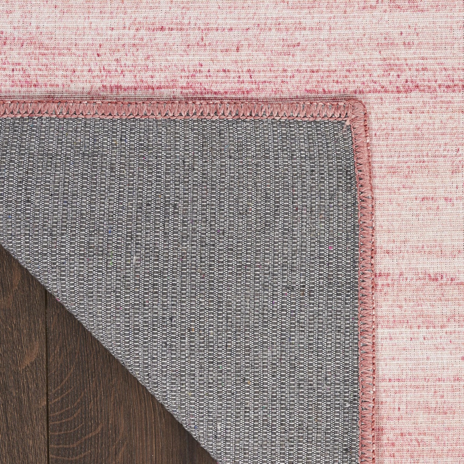 Nourison Home Washable Essentials Pink 92 X 12 Area Rug – Easy Clean Non