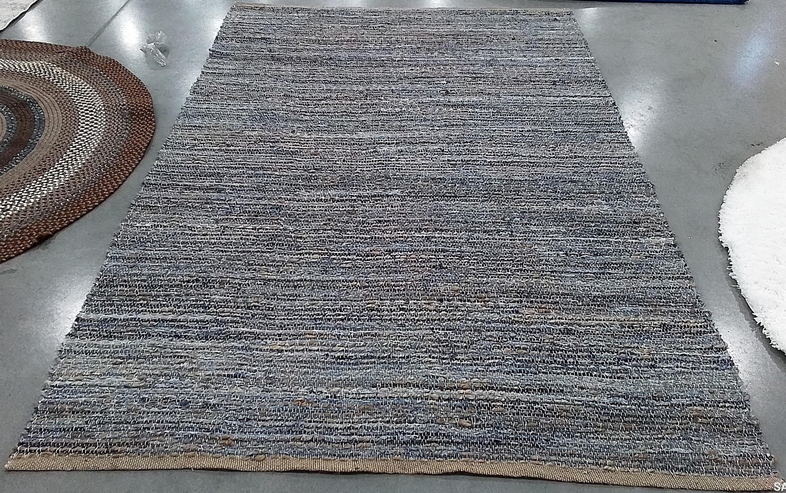 NATURAL / BLUE 6′-0″ x 9′-0″ Flaw in Rug, Reduced Price 1172803990 CAP353A-6