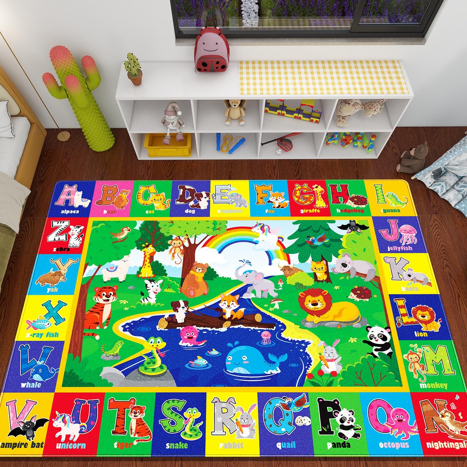 Baby Mat for Floor, Baby Kids Play Mat Rug, Playmat Baby Crawling Mat for Floor,