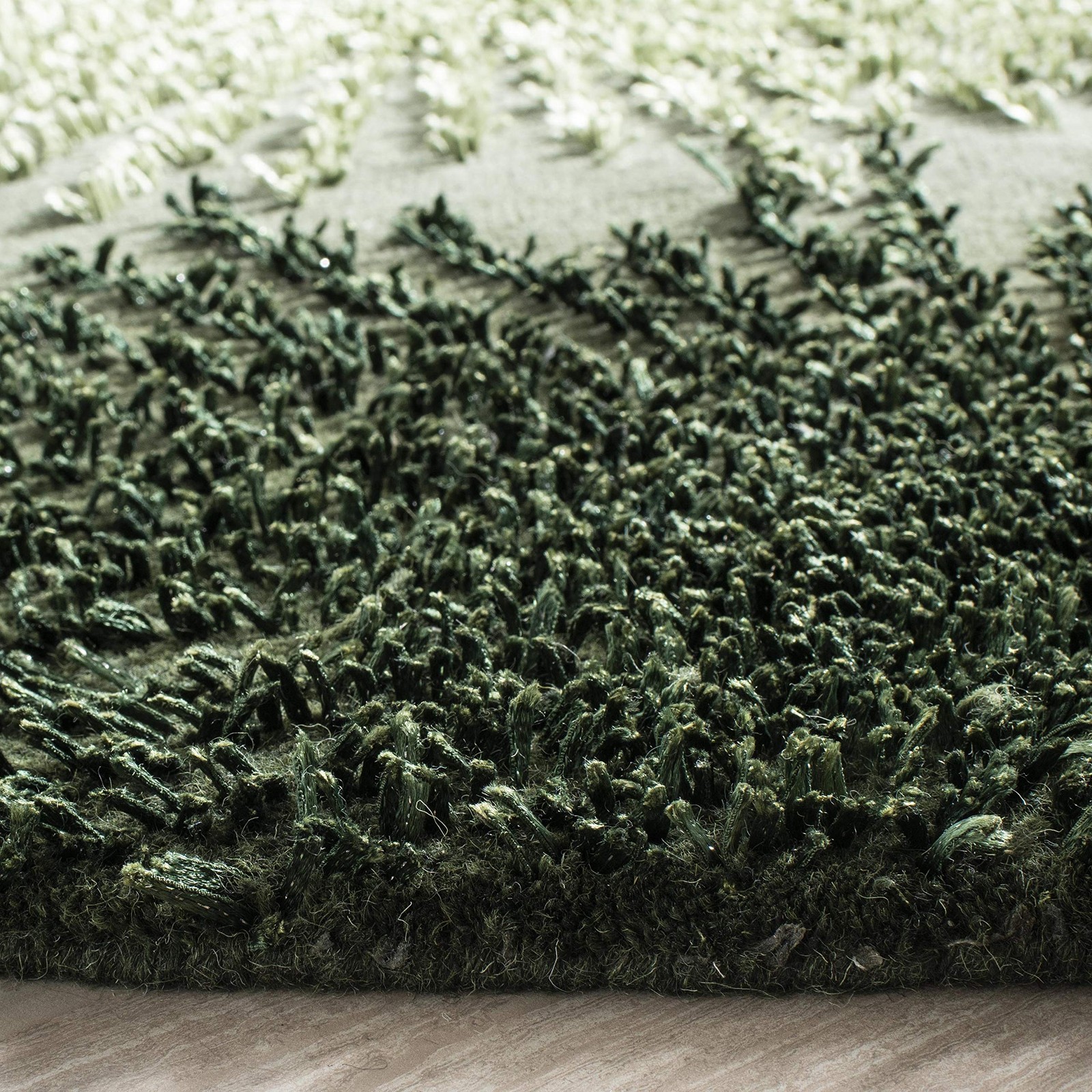 Soho Collection 6′ Round Green/Multi SOH712G Handmade Starburst Premium Wool …