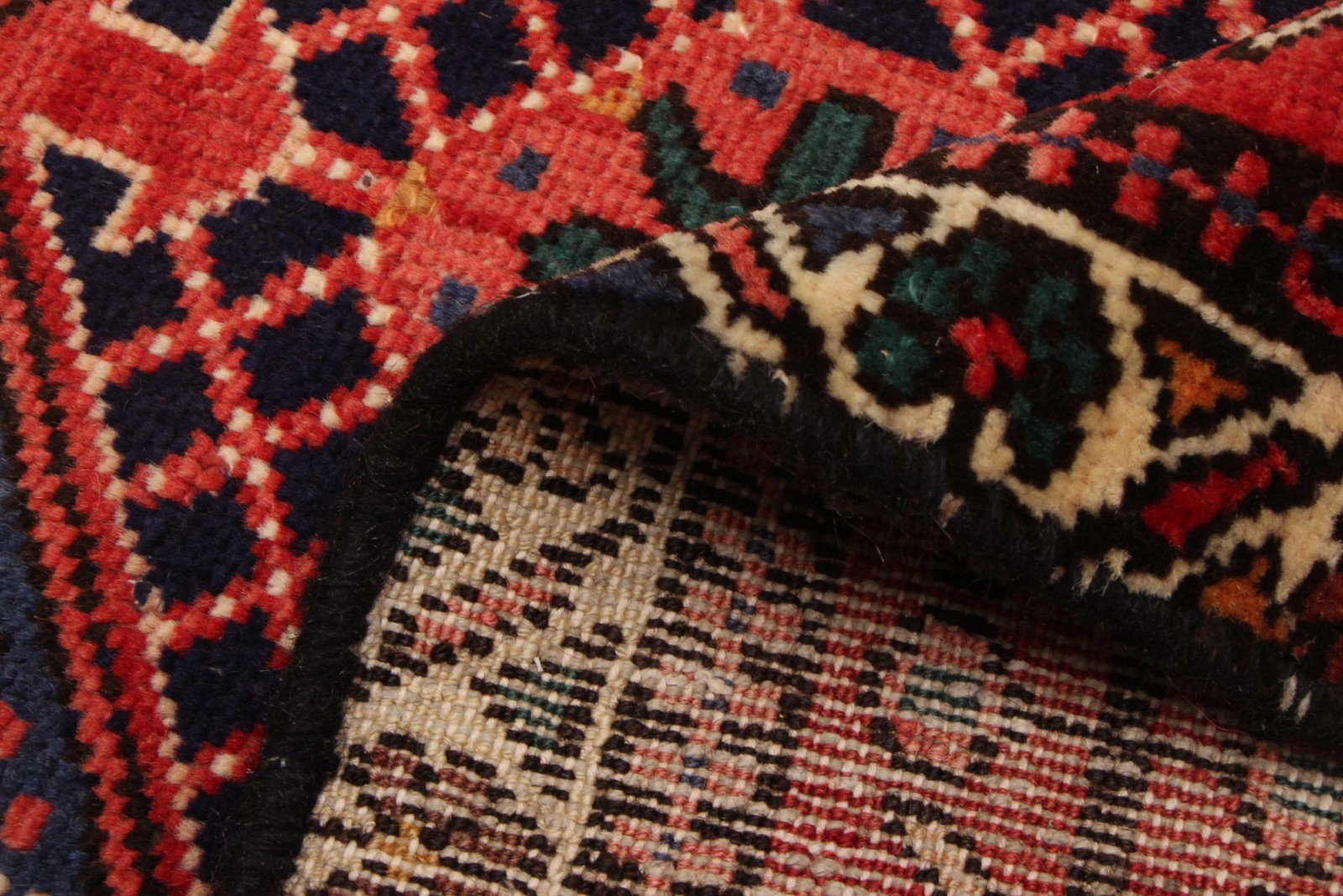 Vintage Hand-knotted Runner Rug 2’9″ x 10’8″ Traditional Oriental Wool Carpet