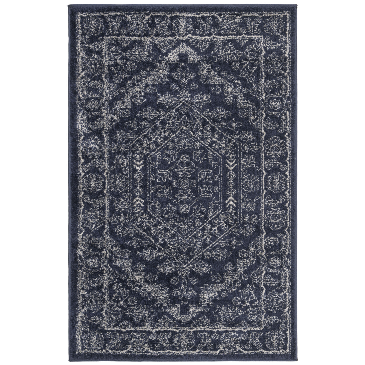 SAFAVIEH Adirondack Collection ADR108N Navy / Ivory Rug