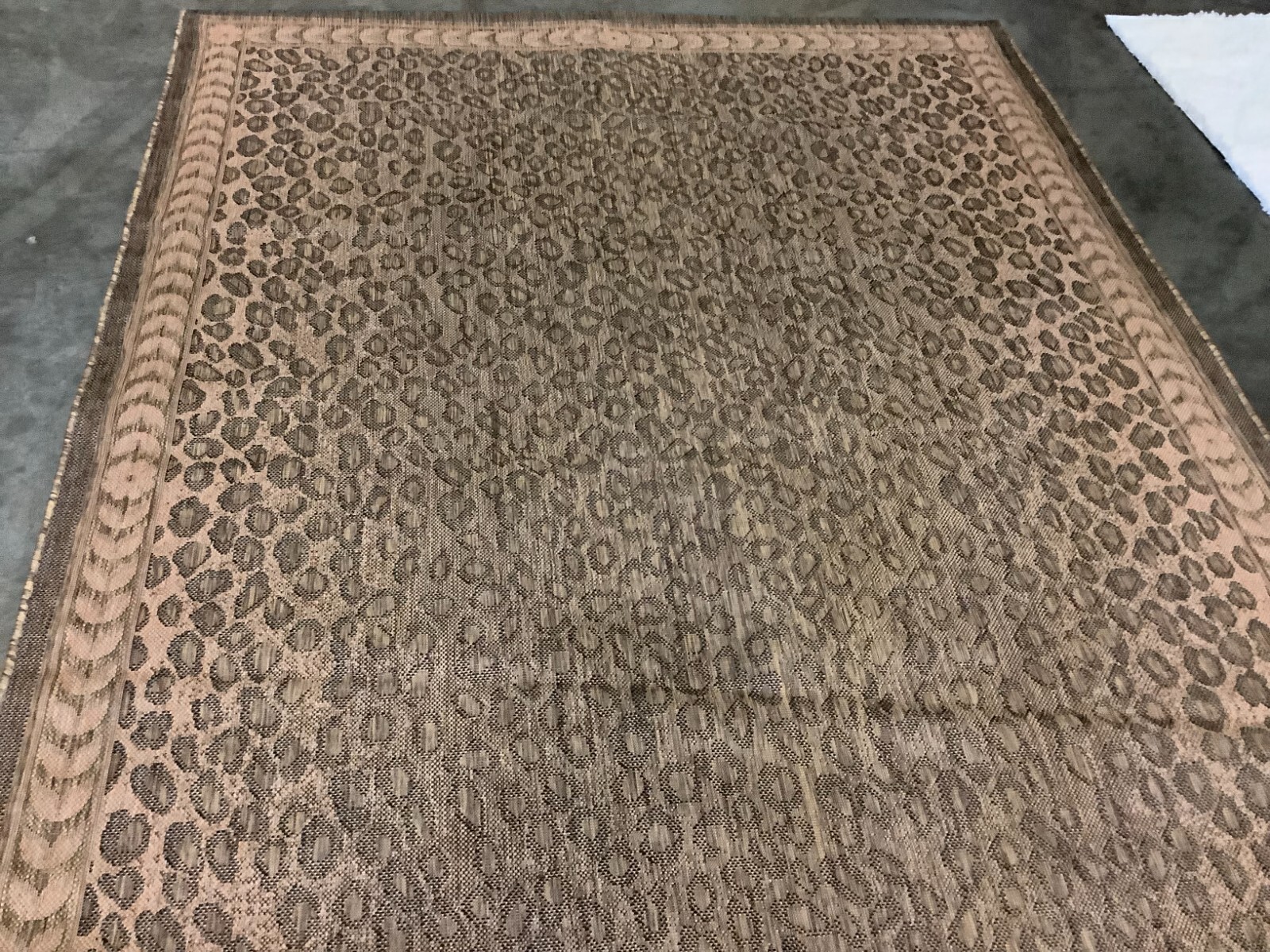 NATURAL / GOLD 6′-7″ x 9′-6″ Stained Rug, Reduced Price 1172670442 CY6100-39-6