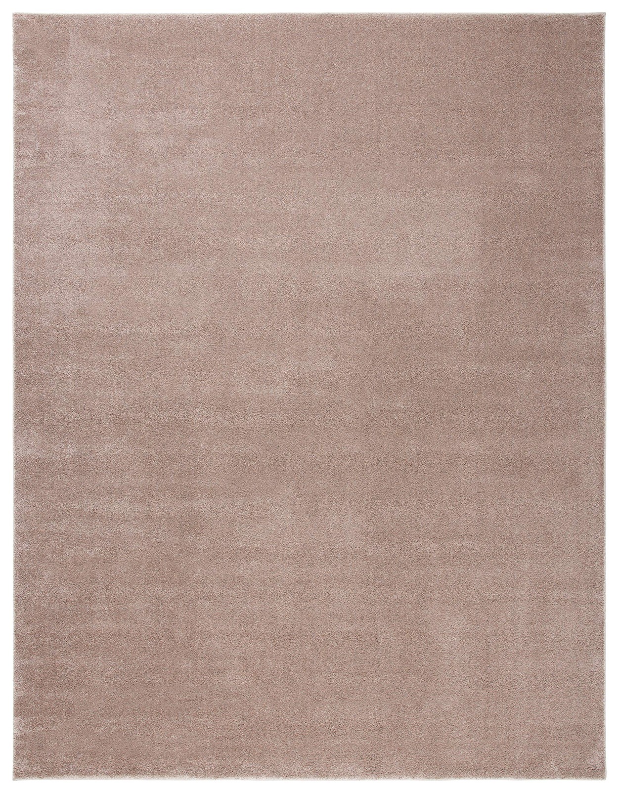 Plain and Solid Collection Area Rug – 5’5″ x 7’7″, Taupe, Non-Shedding & Easy…