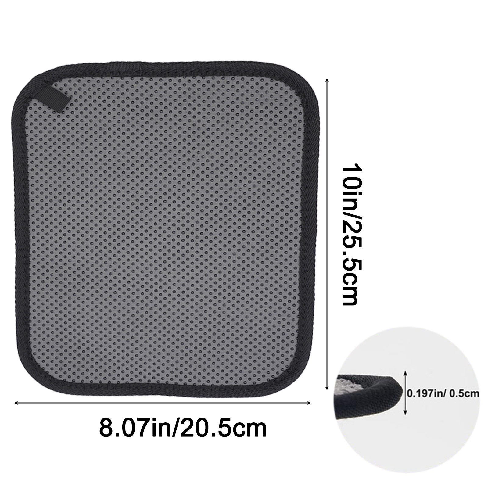 Bowling Ball Towel Cleaner Towel Anti-slip Black+Grey Epoxy Microfiber