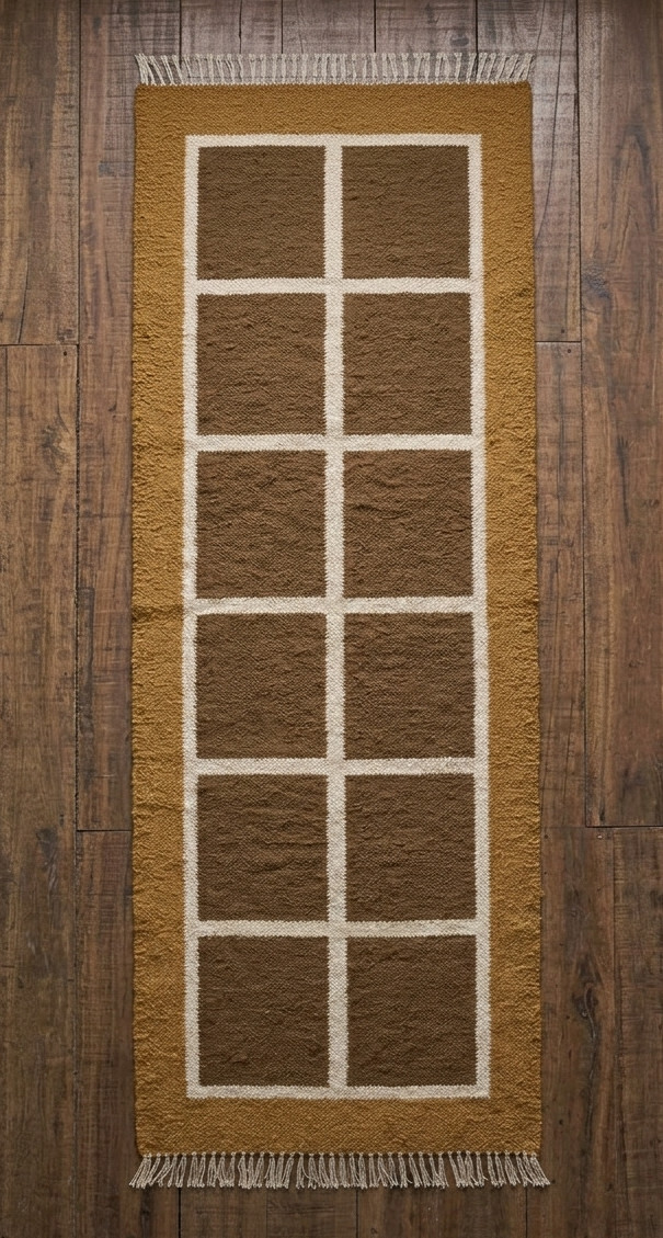 Swedish Flat Weave Rug Vintage Scandinavian Kilim Rug 5×8 Ft Home Décor