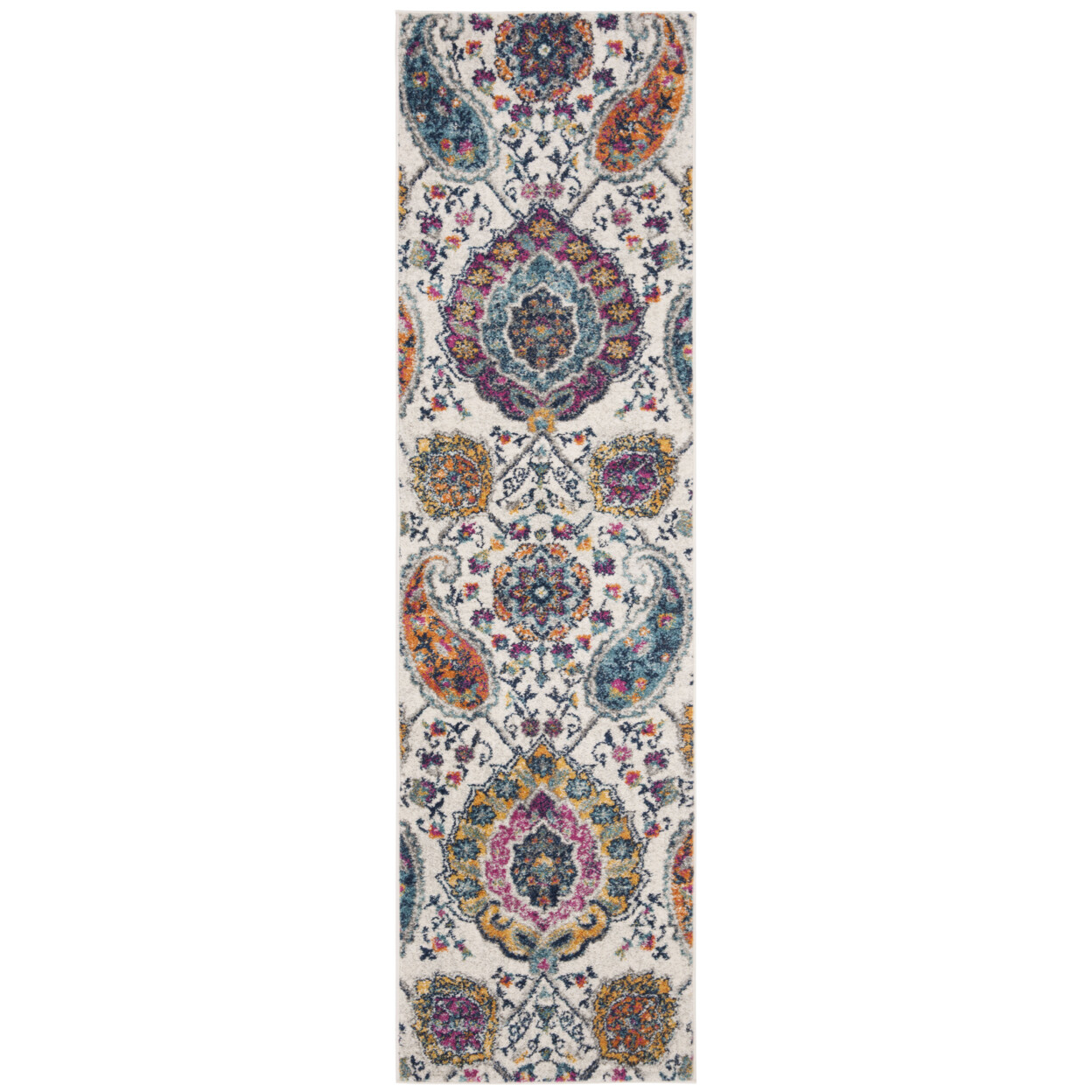 SAFAVIEH Madison Collection MAD600B Cream / Multi Rug
