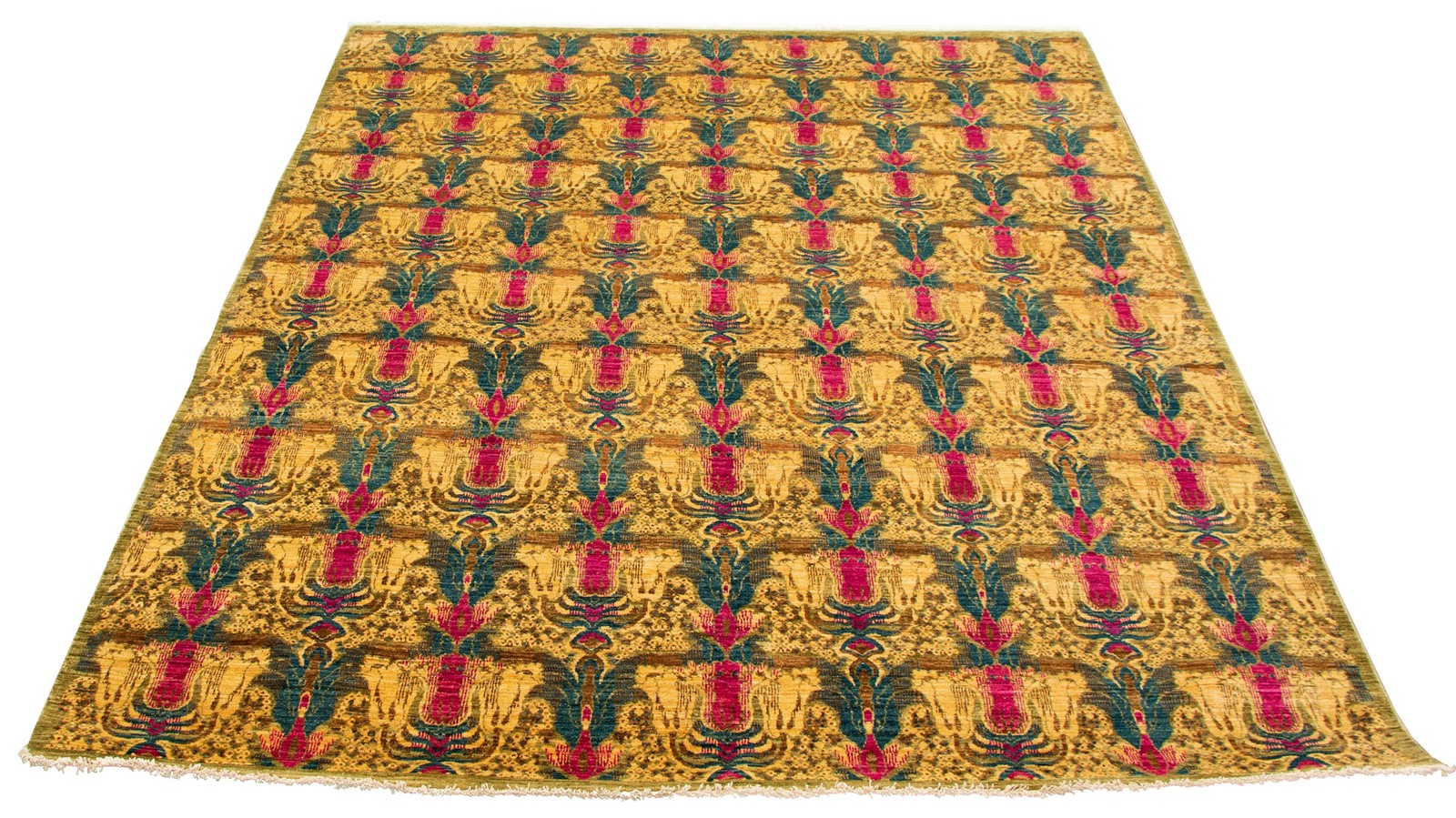 Hand Knotted Area Rug 8’1″ x 10’0″ Traditional Oriental Wool Carpet