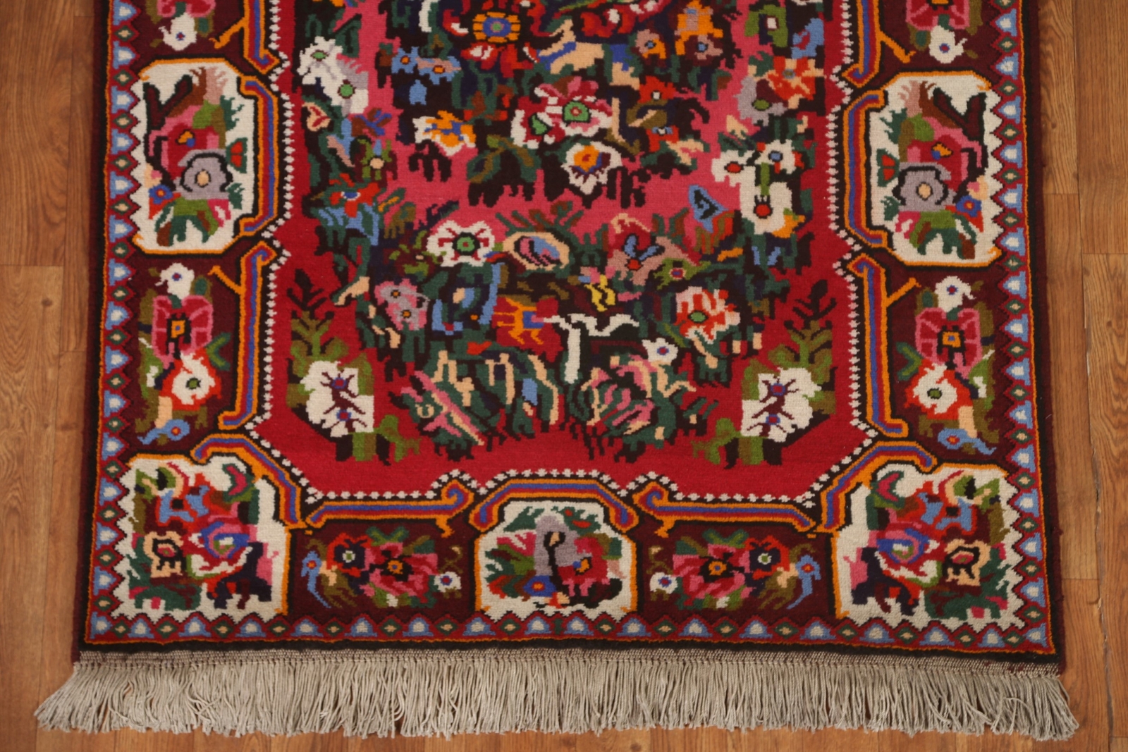 Victorian Style Traditional Floral Rug 4×5 Handmade Wool Carpet