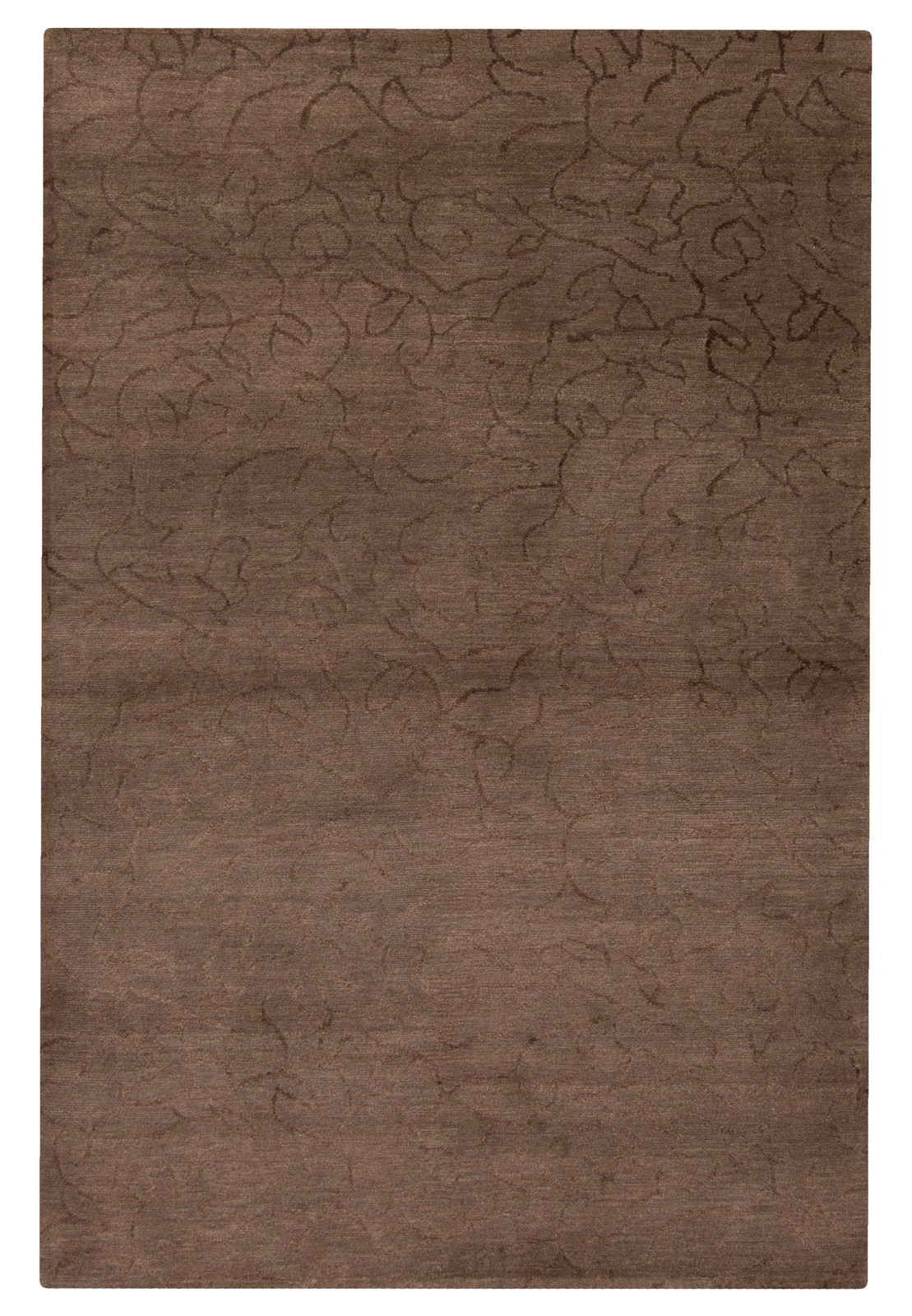 Traditional Hand-knotted Area Rug 4’0″ x 6’0″ Taupe Oriental Carpet