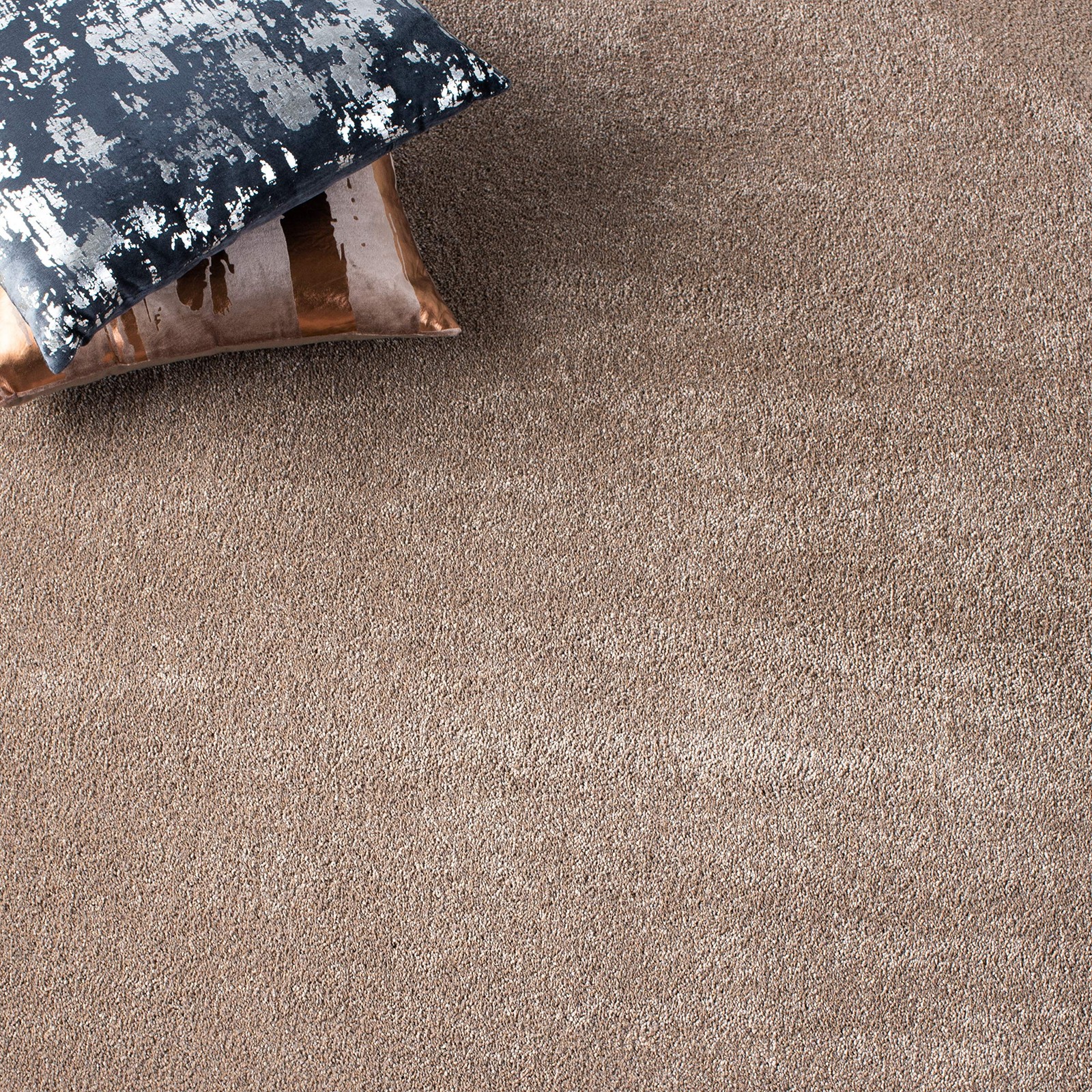 Plain and Solid Collection Area Rug – 5’5″ x 7’7″, Taupe, Non-Shedding & Easy…
