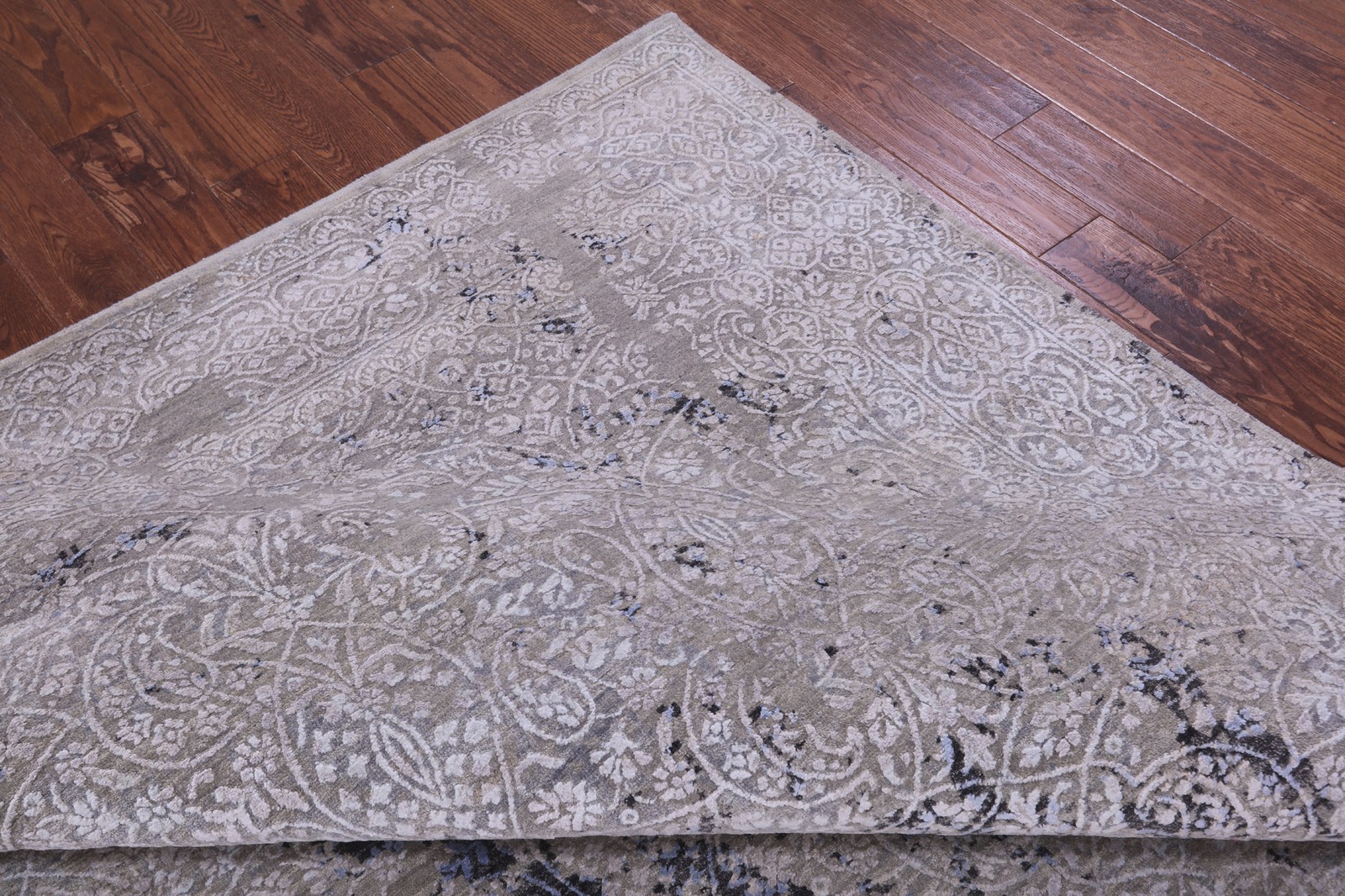 Wool & Silk Hand Knotted Modern Rug 8′ 11″ X 12′ 2″ – Q21685