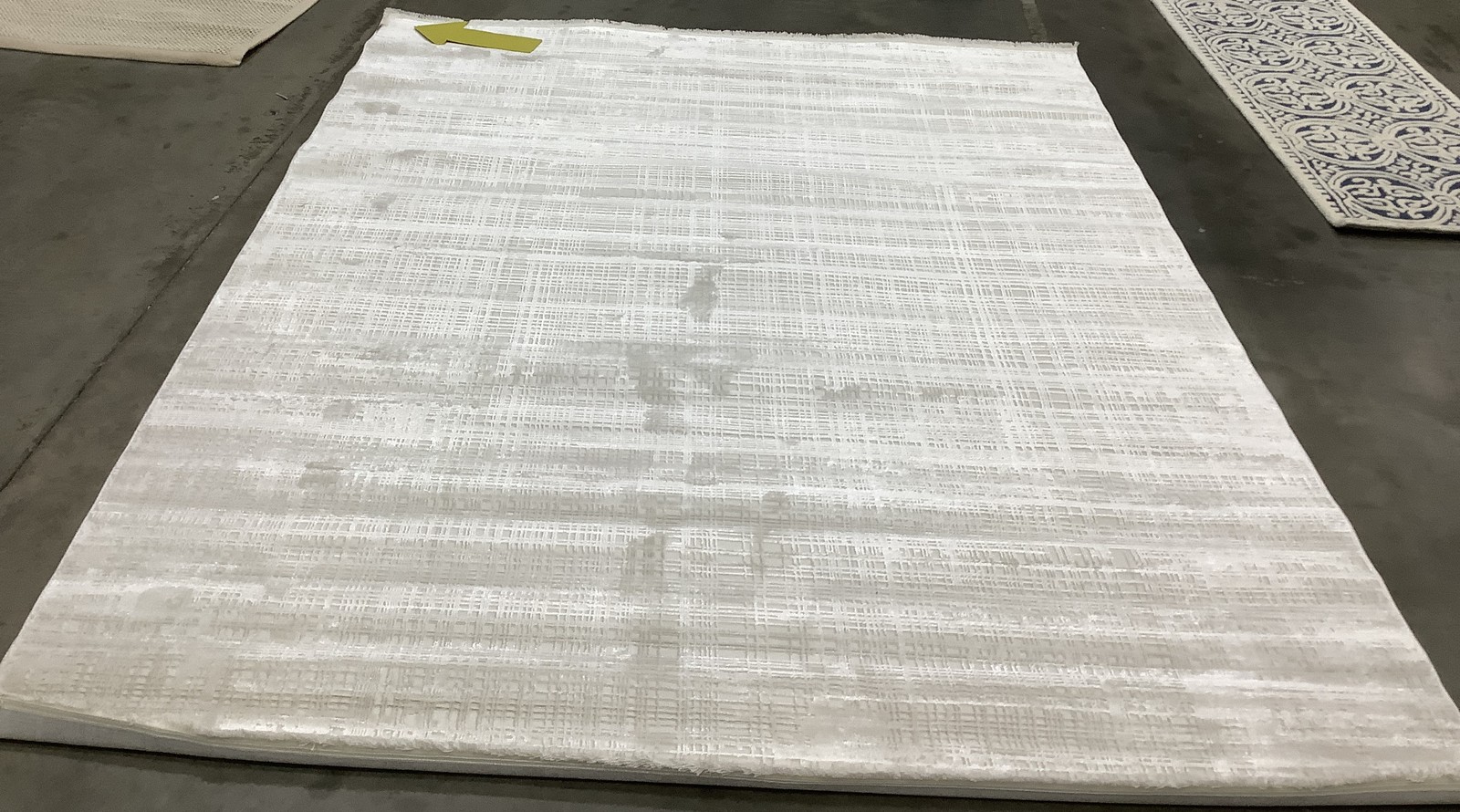 IVORY / IVORY 8′-0″ x 10′-0″ Stained Rug, Reduced Price 1172683079 WHS560A-8