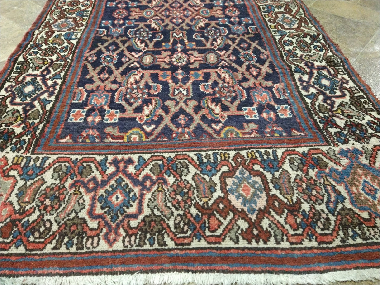 3×10′ OLD Traditional Herati Malayer Runner #F-5599