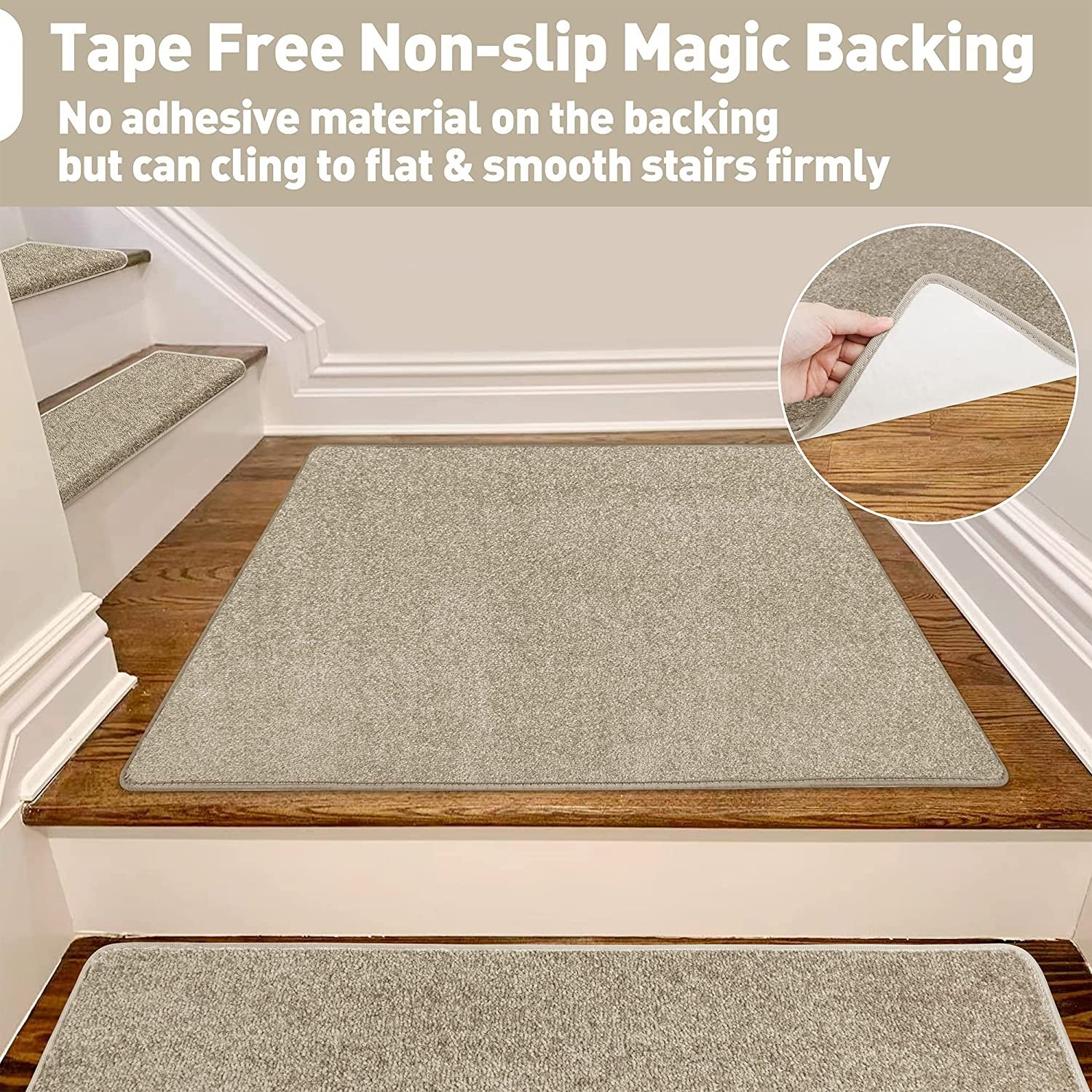 PURE ERA Indoor Floor Landing Mat Self Adhesive Non Slip for Kitchen Bathroom