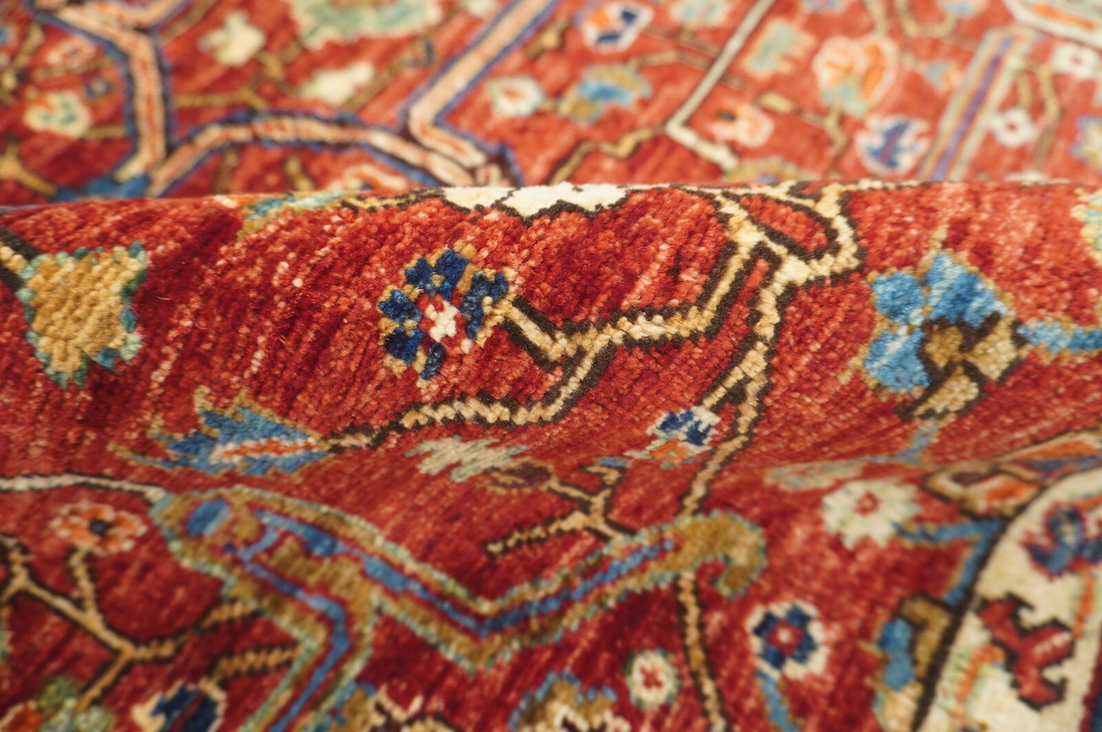 4 x 5 ft Red Bidjar Oriental Afghan Hand Knotted Area Rug