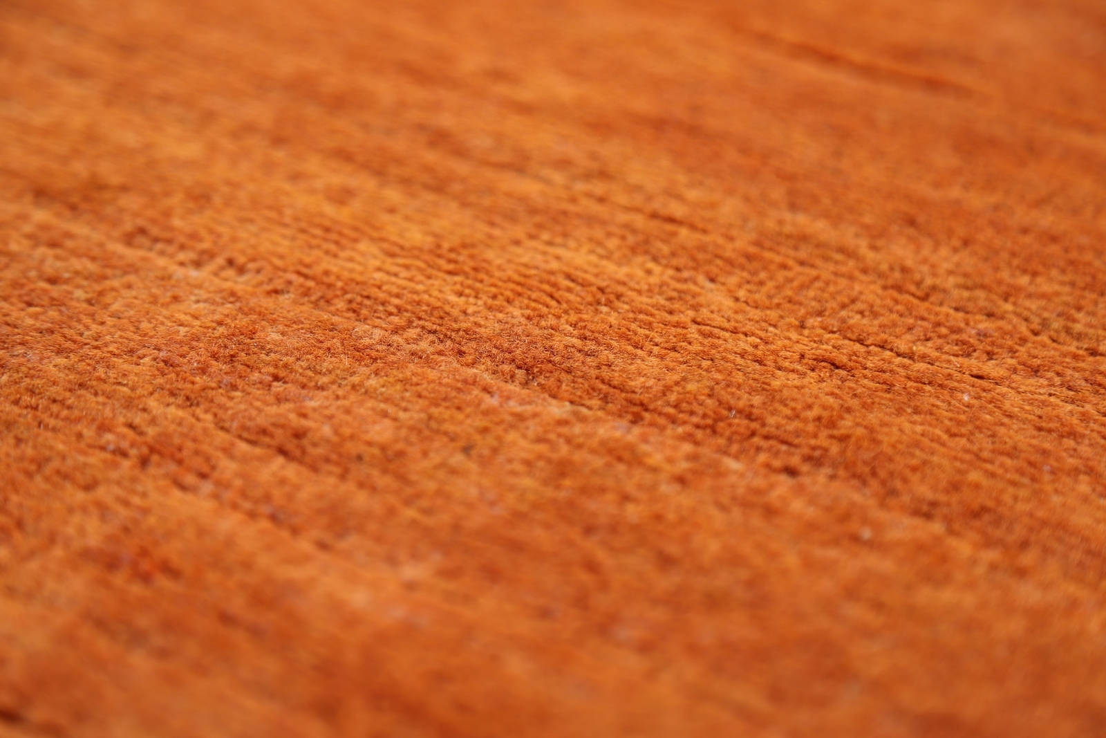 Modern Gabbeh Wool Orange Rug Solid Hand-made Carpet 6′ 7″ x 4′ 8″