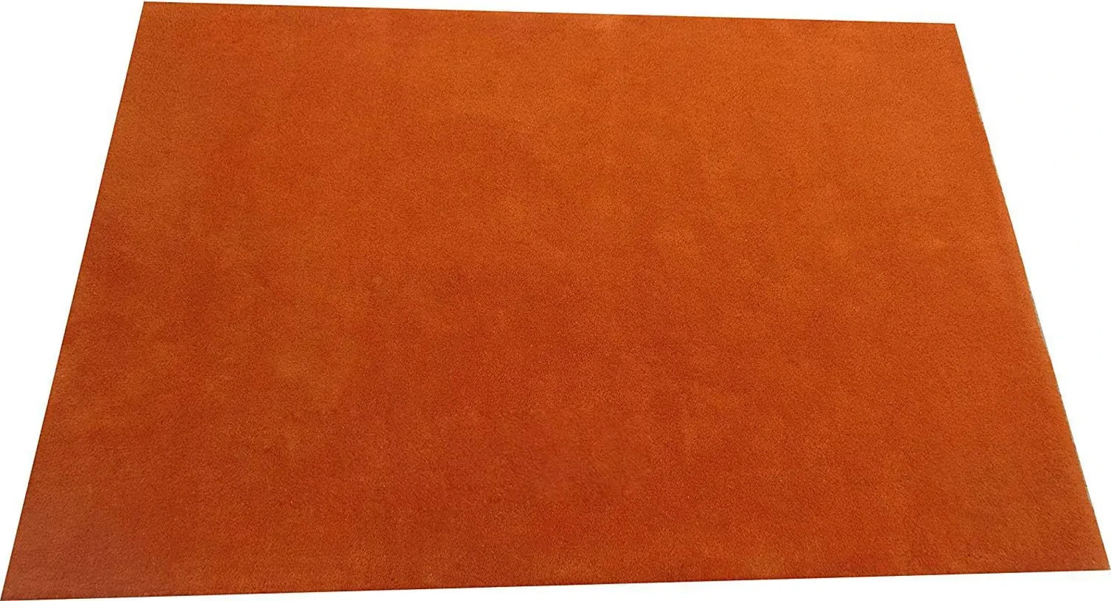 Rust Orange Wool Rug Hand Tufted Solid Plain Area Rug Living Room Burnt Sienna