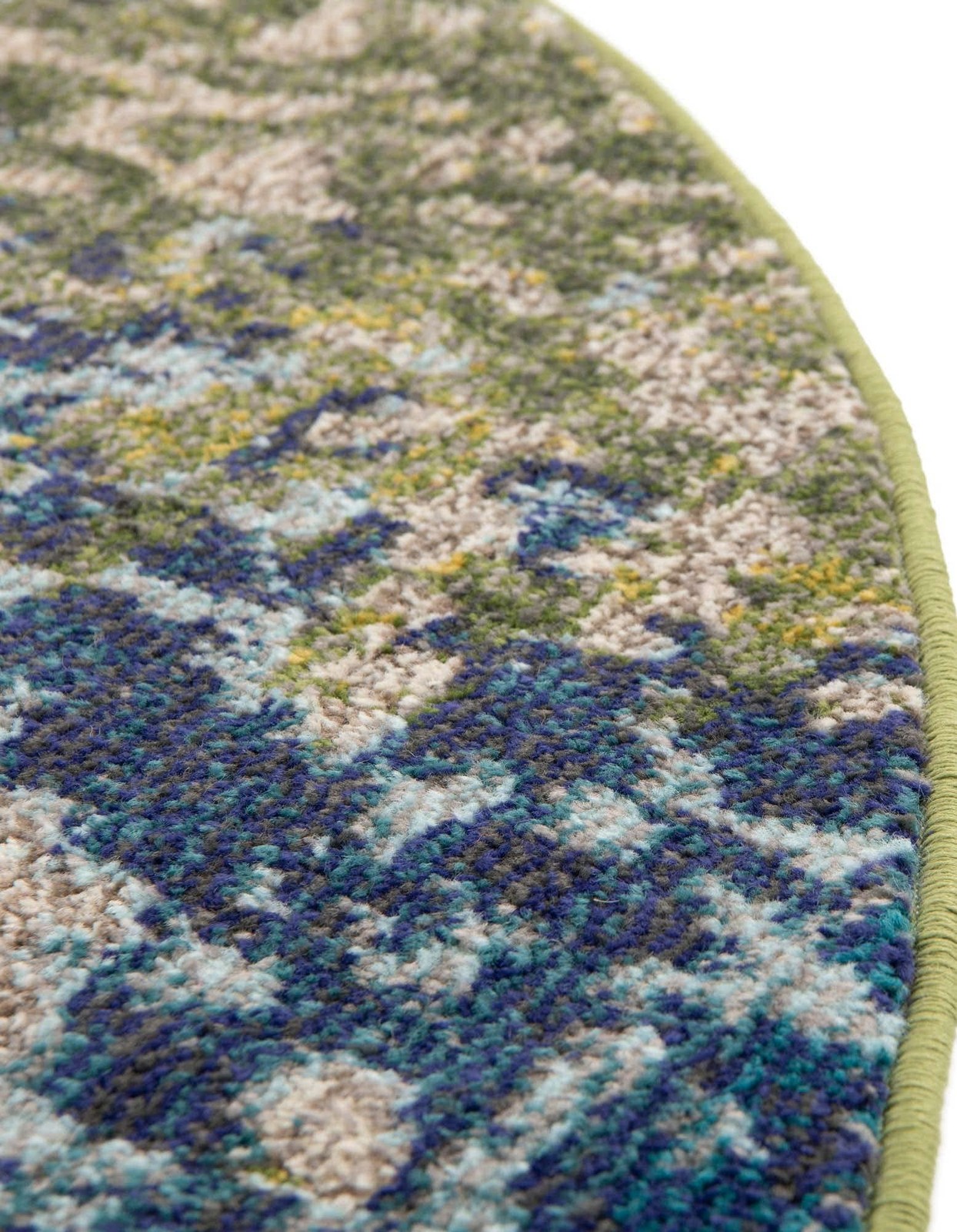 Unique Loom Estrella Collection Area Rug – 3 3 X 3 3 Blue/Gray