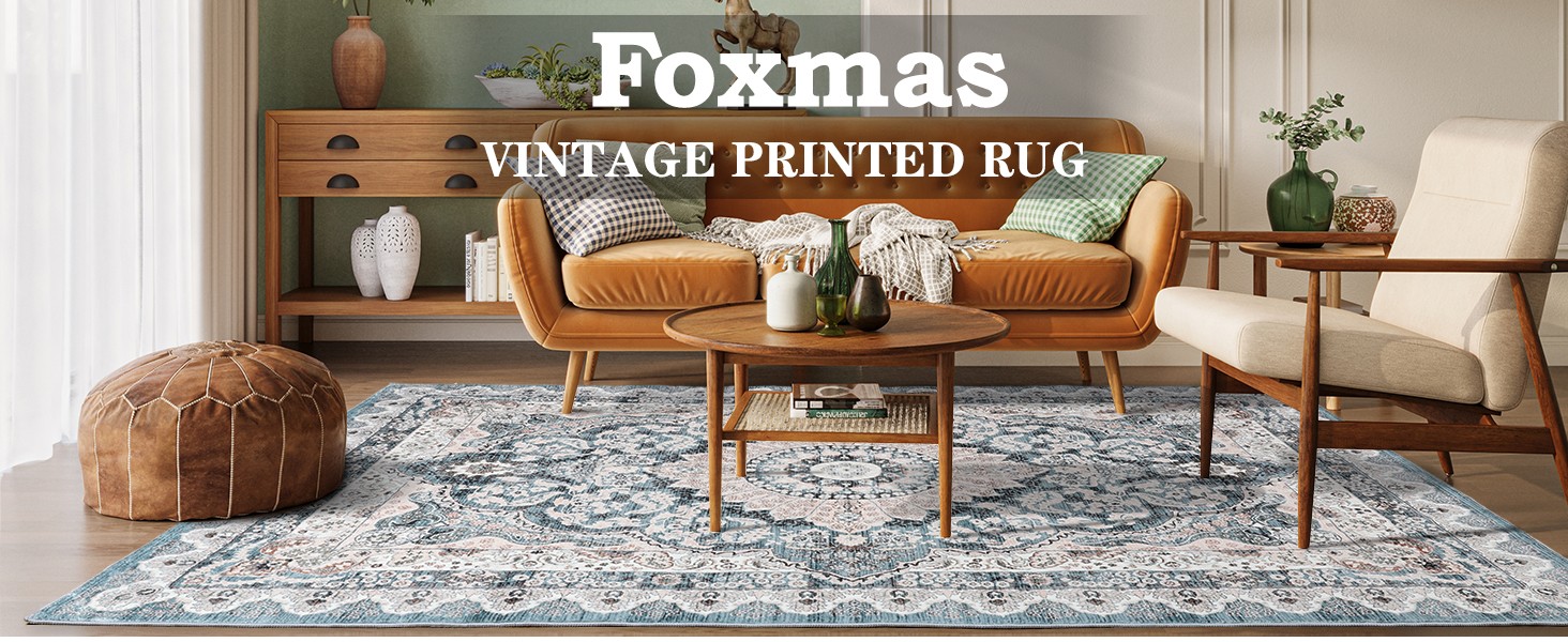 Small Rugs for Entryway 2×3 Feet, Non-Slip Doormat Indoor Entrance Vintage