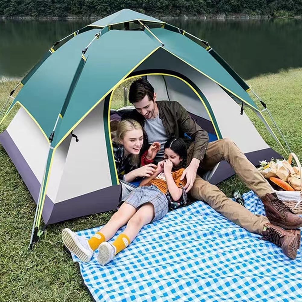 LRUUIDDE Extra Large Picnic Blanket Beach Blankets, Outdoor 6’8″ x 6’8″, Blue