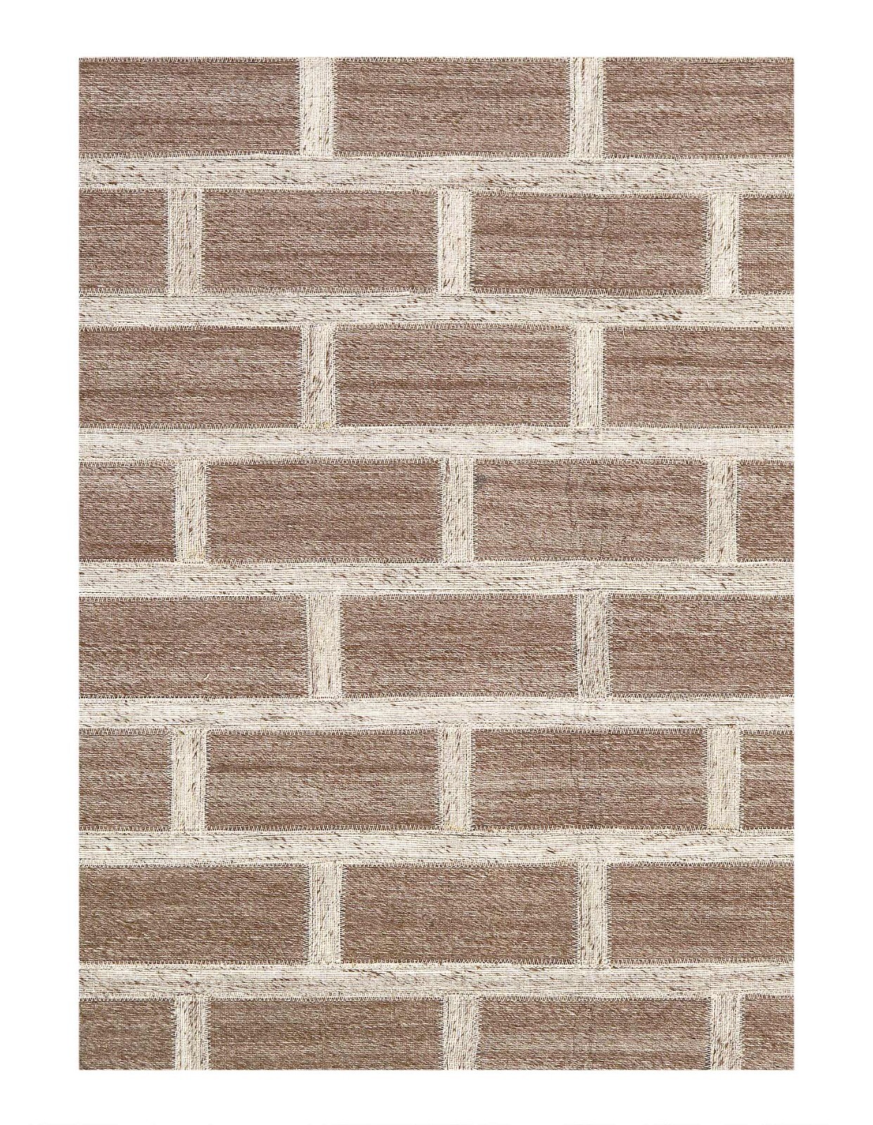 Pasargad Coehido Leather Modern Rug 4′ X 6′