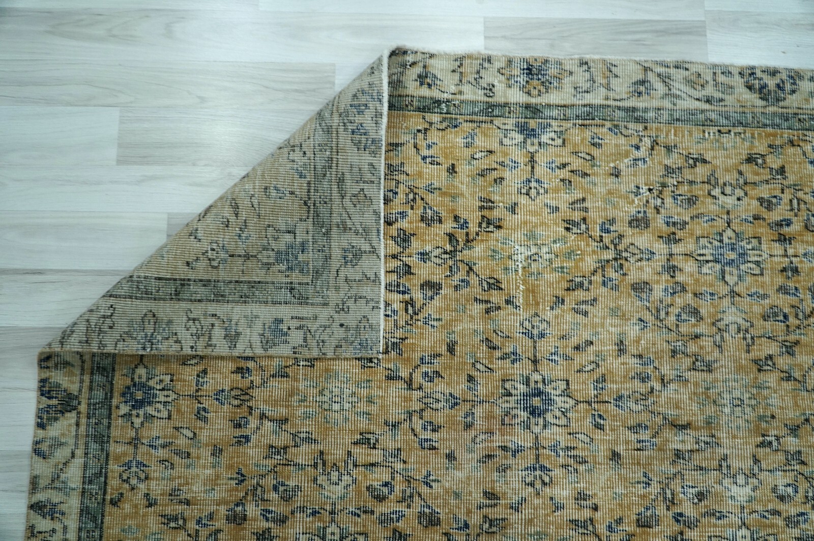 VINTAGE TURKISH RUG, Boho Decor Rug, Farmhouse Rug, Carpet, 5.38×8.96 ft. H-1754