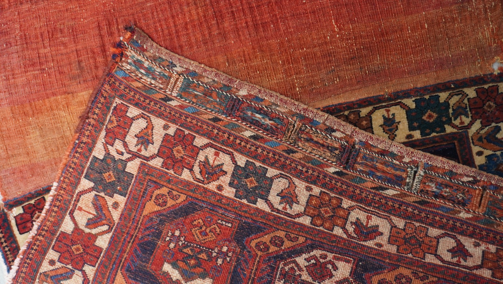 Antique Afsharr Saddle-Bag Hand Knotted Wool Tribal Rug 22″ x 30″ inch