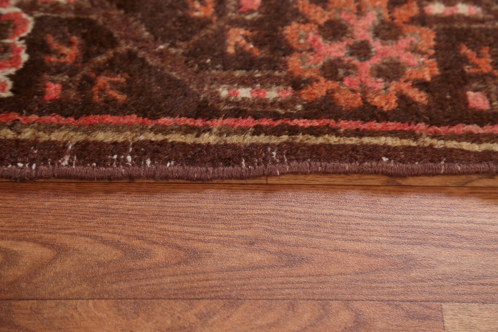 Antique Vegetable Dye Khotan Oriental Orange Mongolian Rug 4×8 Handmade Wool