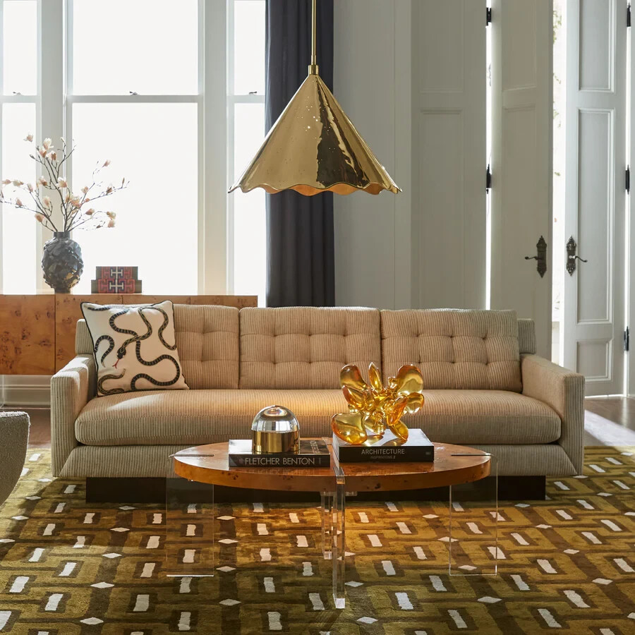 Thebes Hand-Tufted Wool Rug 8×10 custom